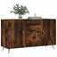 skænk 100x36x60 cm konstrueret træ røget egetræsfarve