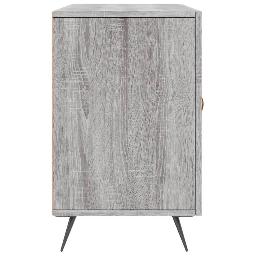 skænk 100x36x60 cm konstrueret træ grå sonoma-eg