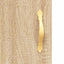 skænk 100x36x60 cm konstrueret træ sonoma-eg