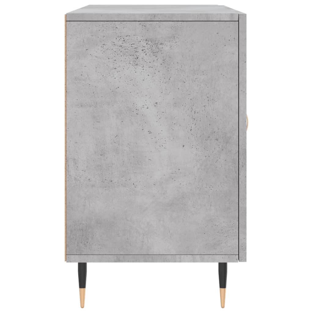 skænk 100x36x60 cm konstrueret træ betongrå