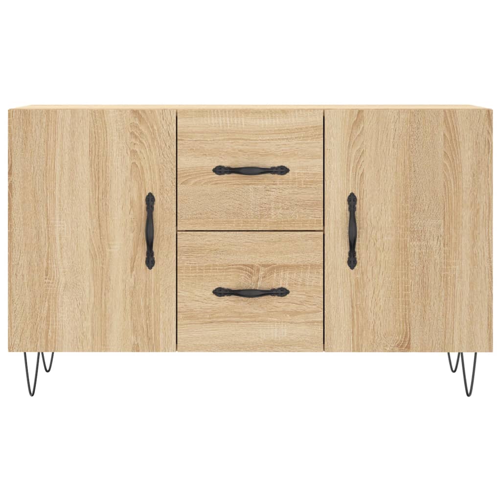 skænk 100x36x60 cm konstrueret træ sonoma-eg