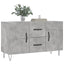 skænk 100x36x60 cm konstrueret træ betongrå