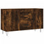 skænk 100x36x60 cm konstrueret træ røget egetræsfarve
