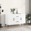 skænk 100x36x60 cm konstrueret træ hvid