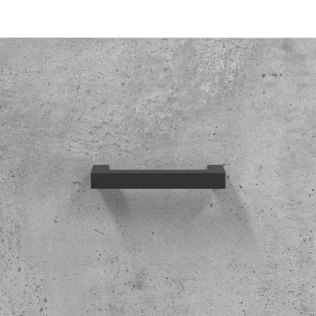 skænk 100x36x60 cm konstrueret træ betongrå