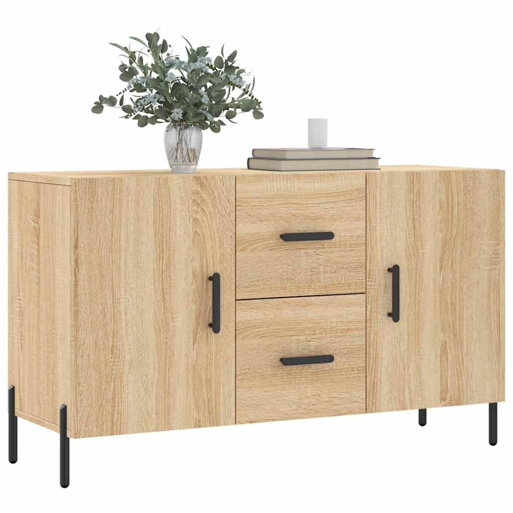 skænk 100x36x60 cm konstrueret træ sonoma-eg