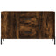 skænk 100x36x60 cm konstrueret træ røget egetræsfarve