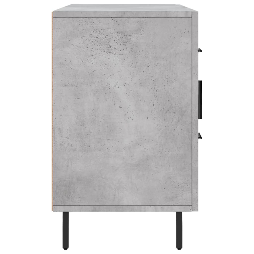 skænk 100x36x60 cm konstrueret træ betongrå