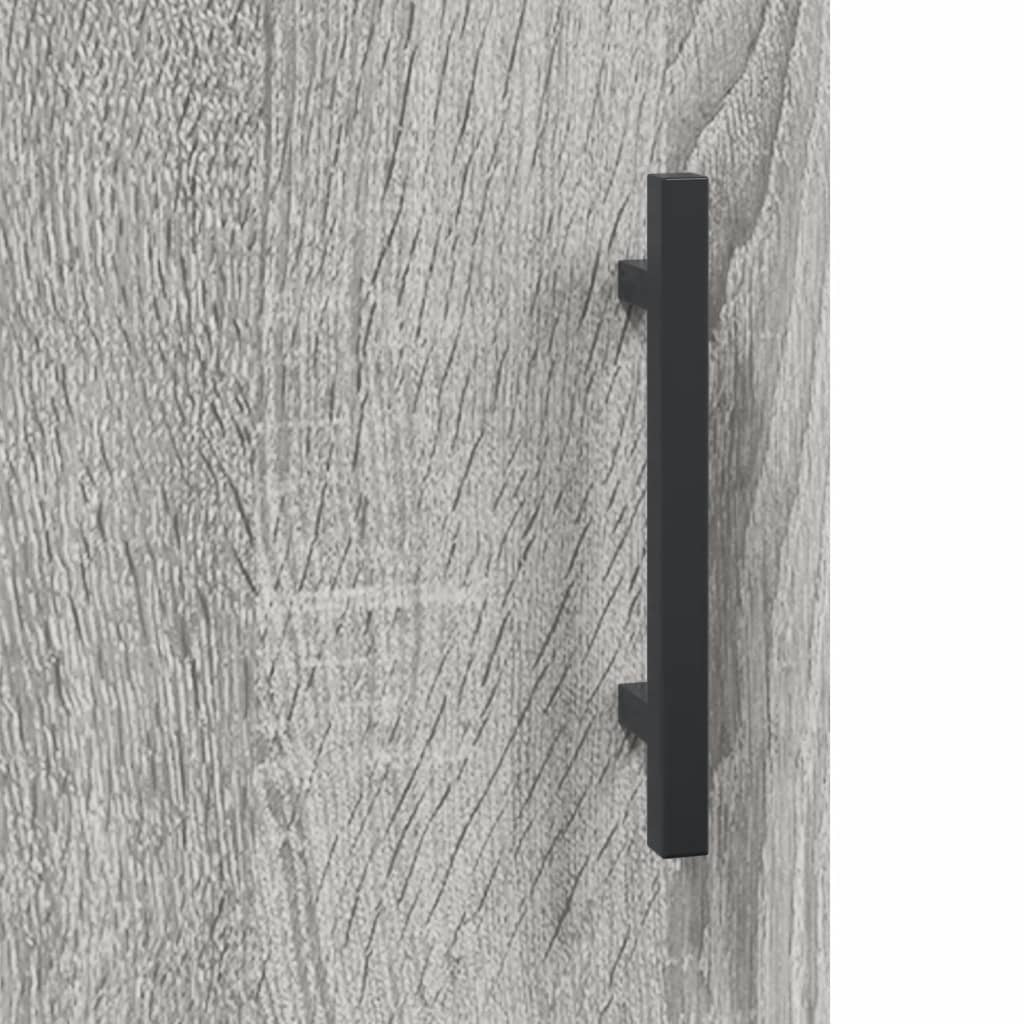 skænk 100x36x60 cm konstrueret træ grå sonoma-eg