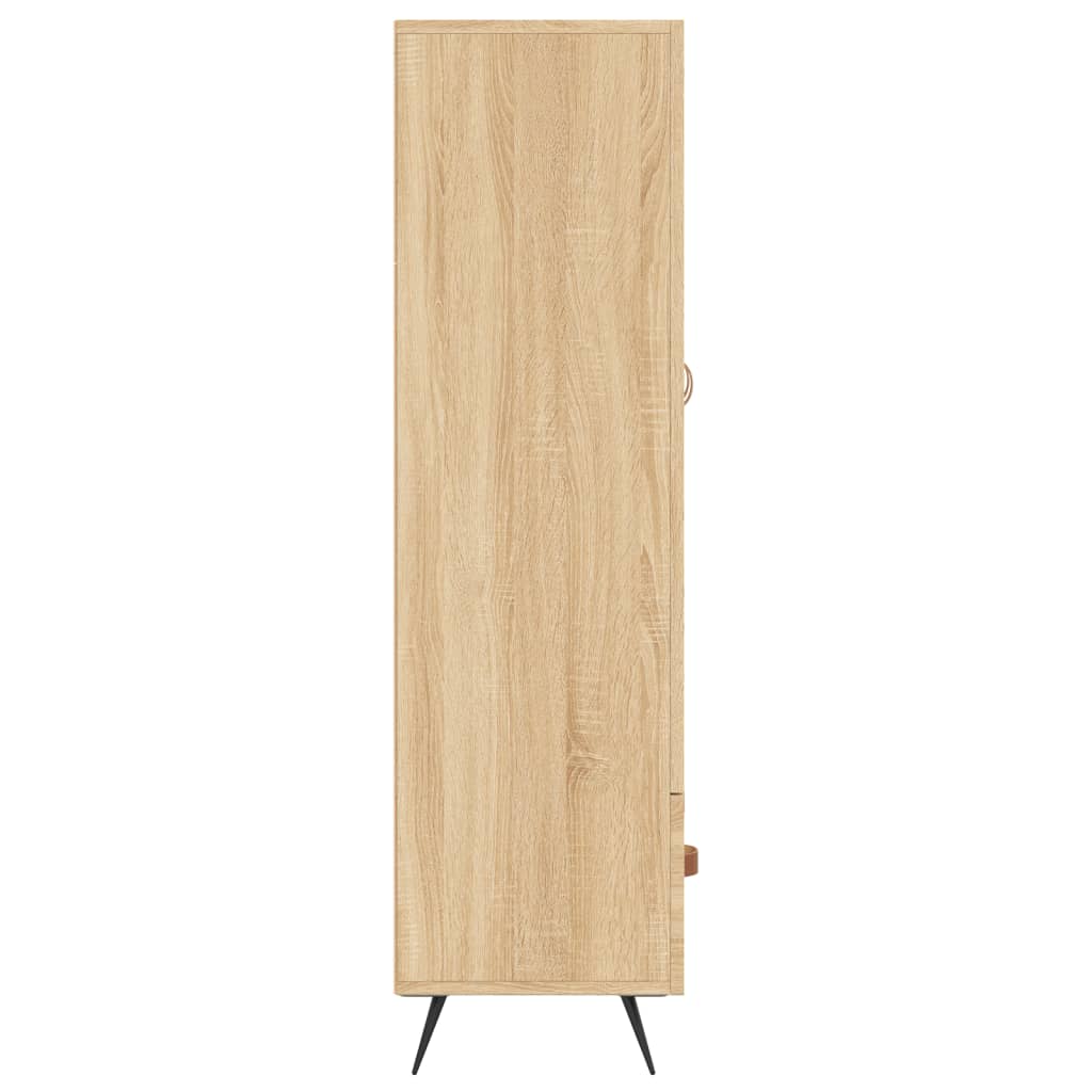 skab 69,5x31x115 cm konstrueret træ sonoma-eg