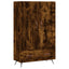 skab 69,5x31x115 cm konstrueret træ røget sonoma-eg