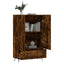 skab 69,5x31x115 cm konstrueret træ røget sonoma-eg