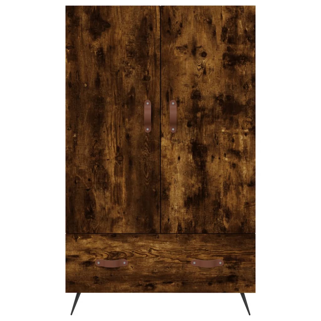 skab 69,5x31x115 cm konstrueret træ røget sonoma-eg