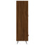 skab 69,5x31x115 cm konstrueret træ brun sonoma-eg