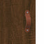 skab 69,5x31x115 cm konstrueret træ brun sonoma-eg