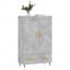 skab 69,5x31x115 cm konstrueret træ betongrå