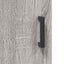 skab 69,5x31x115 cm konstrueret træ grå sonoma-eg