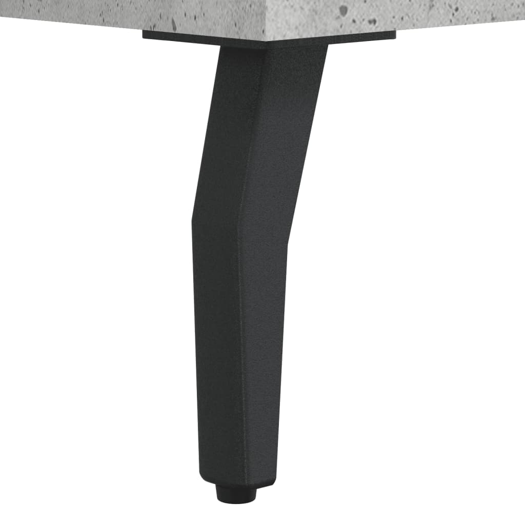 skab 69,5x31x115 cm konstrueret træ betongrå