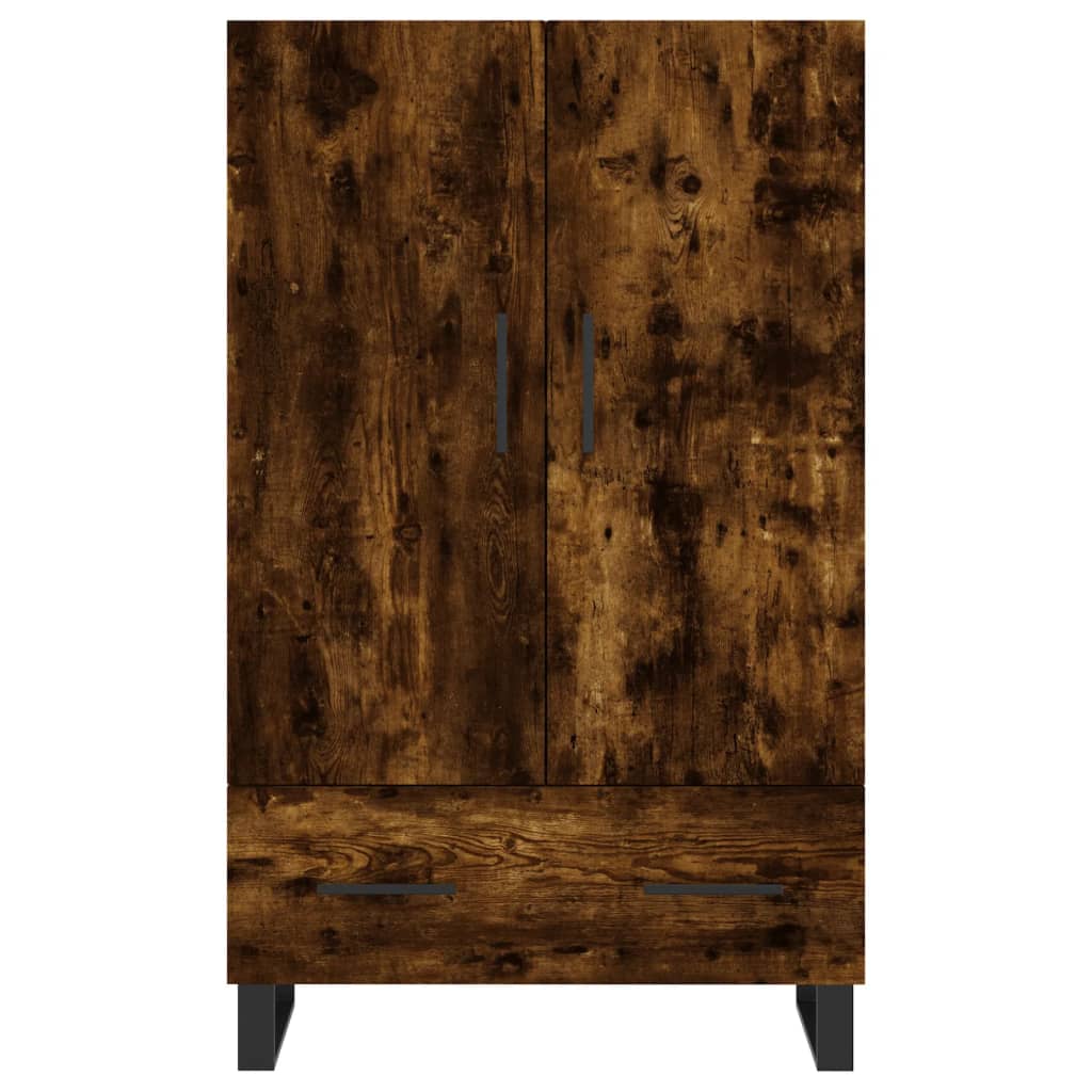 skab 69,5x31x115 cm konstrueret træ røget sonoma-eg