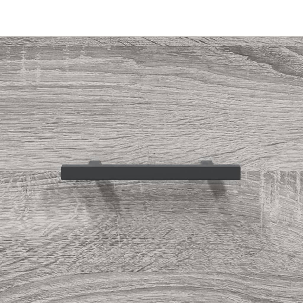 skab 69,5x31x115 cm konstrueret træ grå sonoma-eg