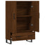 skab 69,5x31x115 cm konstrueret træ brun sonoma-eg