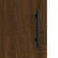 skab 69,5x31x115 cm konstrueret træ brun sonoma-eg