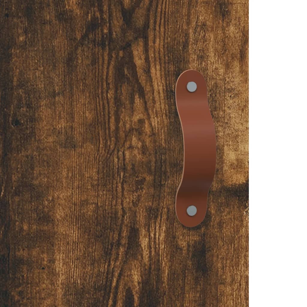skab 69,5x31x115 cm konstrueret træ røget sonoma-eg