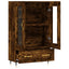 skab 69,5x31x115 cm konstrueret træ røget sonoma-eg