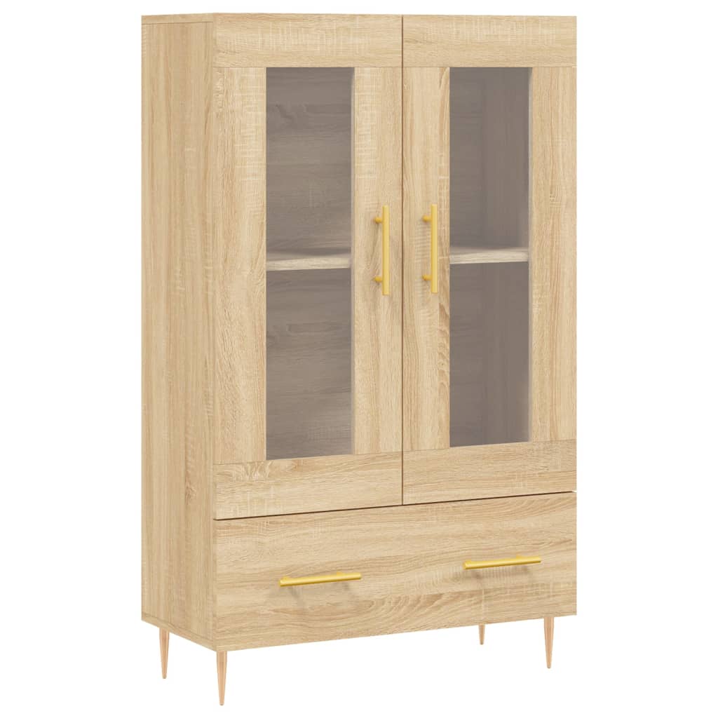 skab 69,5x31x115 cm konstrueret træ sonoma-eg