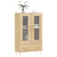 skab 69,5x31x115 cm konstrueret træ sonoma-eg