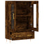 skab 69,5x31x115 cm konstrueret træ røget sonoma-eg