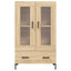 skab 69,5x31x115 cm konstrueret træ sonoma-eg