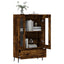 skab 69,5x31x115 cm konstrueret træ røget sonoma-eg