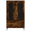 skab 69,5x31x115 cm konstrueret træ røget sonoma-eg