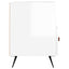 tv-bord 80x36x50 cm konstrueret træ hvid højglans