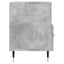 tv-bord 80x36x50 cm konstrueret træ betongrå