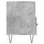 tv-bord 80x36x50 cm konstrueret træ betongrå
