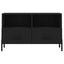 tv-bord 80x36x50 cm konstrueret træ sort