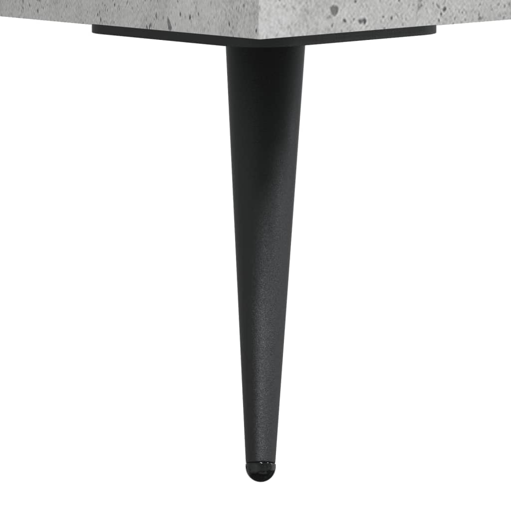 tv-bord 150x30x50 cm konstrueret træ betongrå