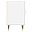 tv-bord 150x30x50 cm konstrueret træ hvid