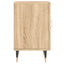 tv-bord 150x30x50 cm konstrueret træ sonoma-eg