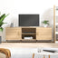 tv-bord 150x30x50 cm konstrueret træ sonoma-eg