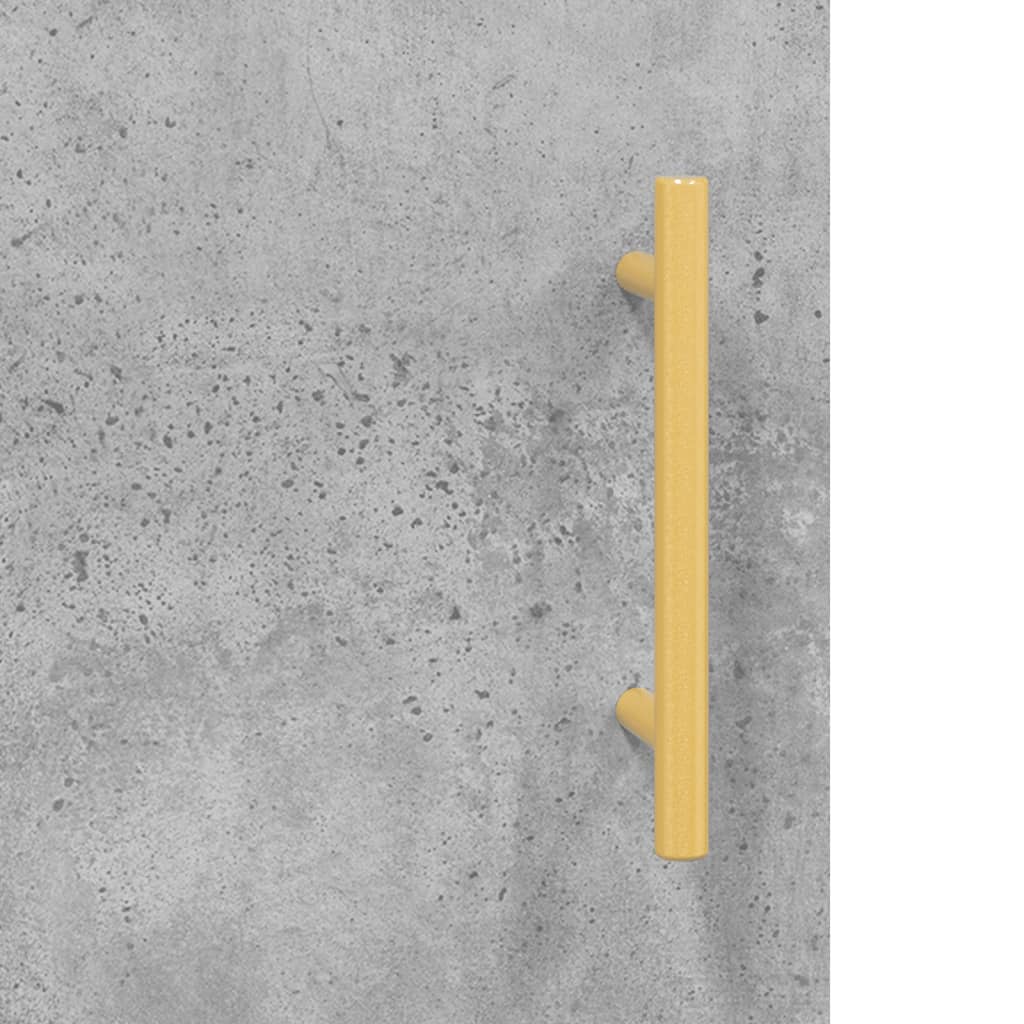 tv-bord 150x30x50 cm konstrueret træ betongrå