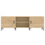 tv-bord 150x30x50 cm konstrueret træ sonoma-eg