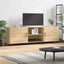 tv-bord 150x30x50 cm konstrueret træ sonoma-eg