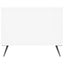 sofabord 102x50x40 cm konstrueret træ hvid