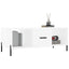 sofabord 102x50x40 cm konstrueret træ hvid