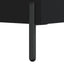 sofabord 102x50x40 cm konstrueret træ sort