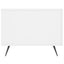 sofabord 50x50x40 cm konstrueret træ hvid