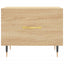 sofaborde 2 stk. 50x50x40 cm konstrueret træ sonoma-eg